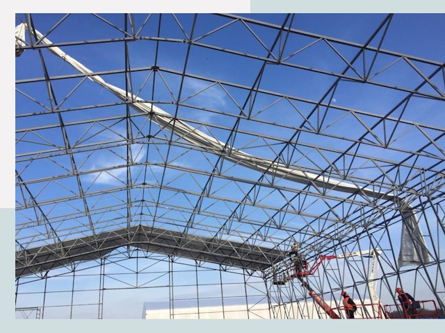 Шатровые ангары от 613 руб. в Ялте и Крыму