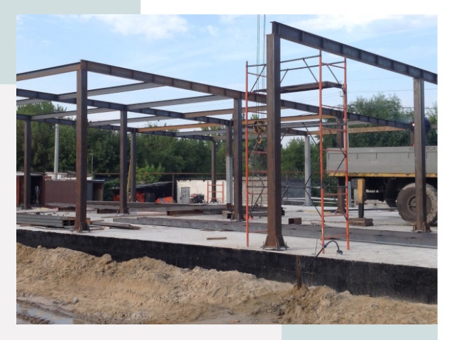 Фундамент для ангаров в Ялте