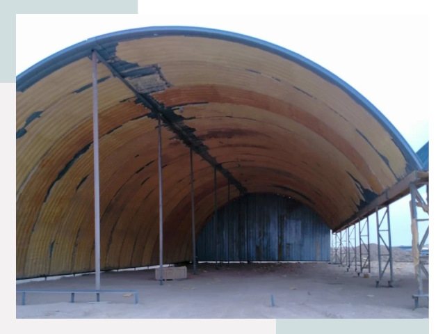 Реконструкция ангаров в Ялте