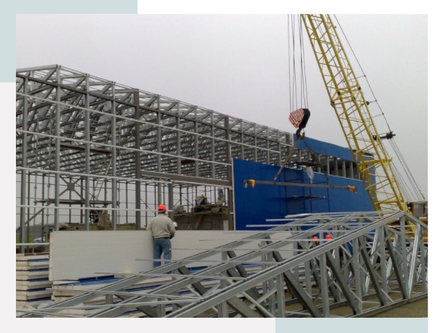 Монтаж ангаров в Ялте