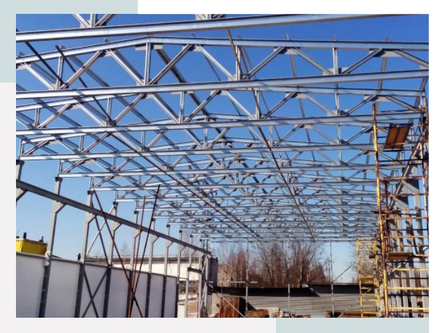 Металлокаркасы для складов в Ялте